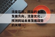 流量监测，网站的未来发展方向，流量优化，预测网站未来发展趋势的关键