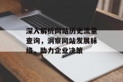 深入解析网站历史流量查询,洞察网站发展脉络,助力企业决策 深入解析网站历史流量查询,洞察网站发展脉络,助力企业决策