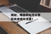 揭秘，哪些网站可以帮你快速提升流量？