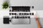 打造独特流量盛宴,日流量10万PV网站运营策略,优化网站流量,日流量10万PV策略 打造独特流量盛宴,日流量10万PV网站运营策略,优化网站流量,日流量10万PV策略