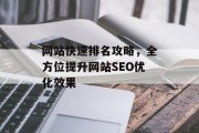 网站快速排名攻略，全方位提升网站SEO优化效果