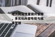 地方网站流量提升策略，多元化内容布局与精准营销