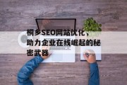 桐乡SEO网站优化,助力企业在线崛起的秘密武器 桐乡SEO网站优化,助力企业在线崛起的秘密武器
