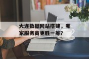 大连数据网站搭建,哪家服务商更胜一筹? 大连数据网站搭建,哪家服务商更胜一筹?