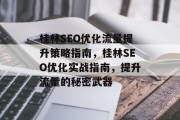 桂林SEO优化流量提升策略指南,桂林SEO优化实战指南,提升流量的秘密武器 桂林SEO优化流量提升策略指南,桂林SEO优化实战指南,提升流量的秘密武器