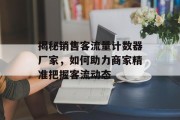 揭秘销售客流量计数器厂家,如何助力商家精准把握客流动态 揭秘销售客流量计数器厂家,如何助力商家精准把握客流动态
