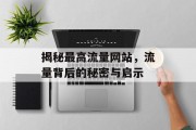 揭秘最高流量网站,流量背后的秘密与启示 揭秘最高流量网站,流量背后的秘密与启示