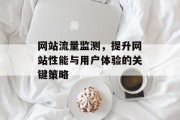 网站流量监测，提升网站性能与用户体验的关键策略