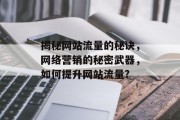 揭秘网站流量的秘诀,网络营销的秘密武器,如何提升网站流量? 揭秘网站流量的秘诀,网络营销的秘密武器,如何提升网站流量?