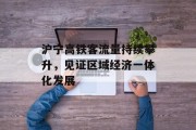沪宁高铁客流量持续攀升，见证区域经济一体化发展