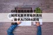 GBA游戏攻略四个,如何从新手开始到高玩,新手入门GBA游戏攻略 GBA游戏攻略四个,如何从新手开始到高玩,新手入门GBA游戏攻略