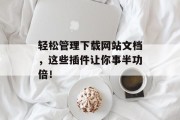 轻松管理下载网站文档,这些插件让你事半功倍! 轻松管理下载网站文档,这些插件让你事半功倍!