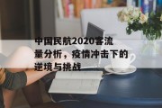 中国民航2020客流量分析,疫情冲击下的逆境与挑战 中国民航2020客流量分析,疫情冲击下的逆境与挑战