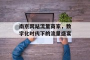 南京网站流量商家，数字化时代下的流量盛宴