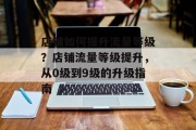 店铺如何提升流量等级?店铺流量等级提升,从0级到9级的升级指南 店铺如何提升流量等级?店铺流量等级提升,从0级到9级的升级指南