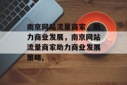 南京网站流量商家，助力商业发展，南京网站流量商家助力商业发展策略,