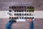 街机格斗进化三通关攻略,全面解析与实战技巧,街机格斗进化三,全面解析与实战技巧通关攻略 街机格斗进化三通关攻略,全面解析与实战技巧,街机格斗进化三,全面解析与实战技巧通关攻略
