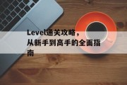 Level通关攻略,从新手到高手的全面指南 Level通关攻略,从新手到高手的全面指南