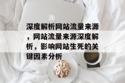 深度解析网站流量来源,网站流量来源深度解析,影响网站生死的关键因素分析 深度解析网站流量来源,网站流量来源深度解析,影响网站生死的关键因素分析