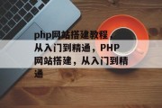 php网站搭建教程,从入门到精通,PHP网站搭建,从入门到精通 php网站搭建教程,从入门到精通,PHP网站搭建,从入门到精通