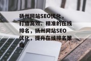 扬州网站SEO优化，打造高效、精准的在线排名，扬州网站SEO优化，提升在线排名策略