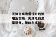 天津电商流量提升的策略及实践,天津电商流量提升,策略与实践 天津电商流量提升的策略及实践,天津电商流量提升,策略与实践