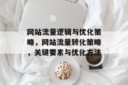 网站流量逻辑与优化策略,网站流量转化策略,关键要素与优化方法 网站流量逻辑与优化策略,网站流量转化策略,关键要素与优化方法