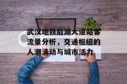 武汉地铁后湖大道站客流量分析,交通枢纽的人潮涌动与城市活力 武汉地铁后湖大道站客流量分析,交通枢纽的人潮涌动与城市活力