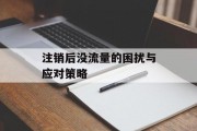 注销后没流量的困扰与应对策略