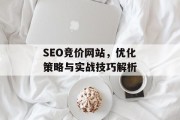 SEO竞价网站,优化策略与实战技巧解析 SEO竞价网站,优化策略与实战技巧解析