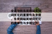 全面分析东莞网站关键词优化的重要性及步骤，东莞网站关键词优化的重要性与步骤分析