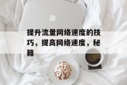 提升流量网络速度的技巧,提高网络速度,秘籍