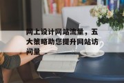网上设计网站流量,五大策略助您提升网站访问量 网上设计网站流量,五大策略助您提升网站访问量