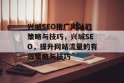 兴城SEO推广网站的策略与技巧，兴城SEO，提升网站流量的有效策略与技巧