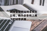 揭秘智能网站排名优化公司，助力企业线上腾飞的秘密武器