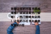 想要让你的小红书热度爆棚？试试这些热门策略！，热门策略大公开！让你的小红书火遍朋友圈的5招