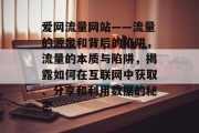 爱网流量网站——流量的源泉和背后的陷阱,流量的本质与陷阱,揭露如何在互联网中获取、分享和利用数据的秘密 爱网流量网站——流量的源泉和背后的陷阱,流量的本质与陷阱,揭露如何在互联网中获取、分享和利用数据的秘密