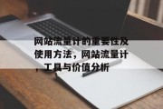网站流量计的重要性及使用方法,网站流量计,工具与价值分析 网站流量计的重要性及使用方法,网站流量计,工具与价值分析