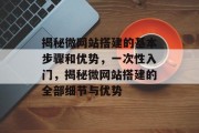 揭秘微网站搭建的基本步骤和优势,一次性入门,揭秘微网站搭建的全部细节与优势 揭秘微网站搭建的基本步骤和优势,一次性入门,揭秘微网站搭建的全部细节与优势