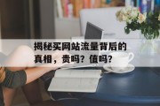 揭秘买网站流量背后的真相,贵吗?值吗? 揭秘买网站流量背后的真相,贵吗?值吗?