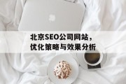 北京SEO公司网站，优化策略与效果分析
