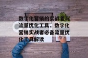 数字化营销的实战者与流量优化工具,数字化营销实战者必备流量优化工具解读 数字化营销的实战者与流量优化工具,数字化营销实战者必备流量优化工具解读