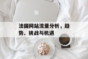 法国网站流量分析,趋势、挑战与机遇 法国网站流量分析,趋势、挑战与机遇