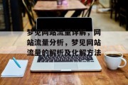 梦见网站流量详解,网站流量分析,梦见网站流量的解析及化解方法 梦见网站流量详解,网站流量分析,梦见网站流量的解析及化解方法