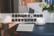流量网站统计，揭秘网站流量背后的秘密