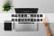 网站流量商,揭秘互联网流量经济的幕后推手 网站流量商,揭秘互联网流量经济的幕后推手