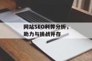 网站SEO利弊分析,助力与挑战并存 网站SEO利弊分析,助力与挑战并存