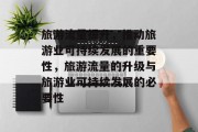 旅游流量提升,推动旅游业可持续发展的重要性,旅游流量的升级与旅游业可持续发展的必要性 旅游流量提升,推动旅游业可持续发展的重要性,旅游流量的升级与旅游业可持续发展的必要性
