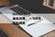 RocketBird通关攻略，一飞冲天，轻松闯关