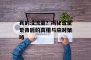 真的没流量?揭秘流量荒背后的真相与应对策略 真的没流量?揭秘流量荒背后的真相与应对策略